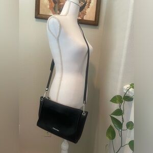 Black Calvin Klein crossbody purse